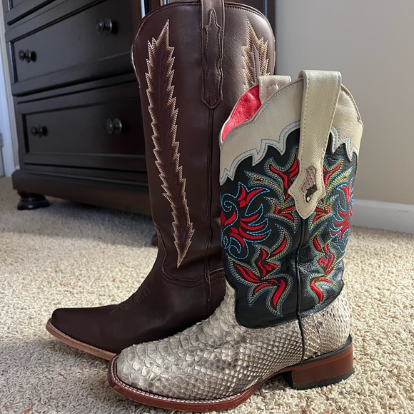 Tall Cowgirl boots Dan Post - Picture 5 of 6